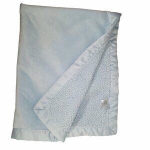 2016 Koala Baby Toys R Us Blue Sherpa Baby Lovey Security Blanket 29" X 38"